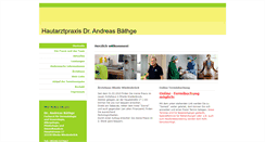 Desktop Screenshot of drbaethge.de